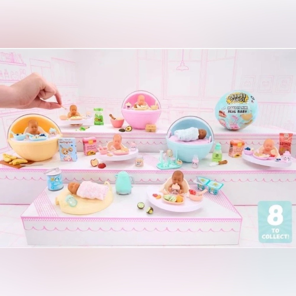 MGA's Miniverse Make It Mini Real‎ Baby Make It Mini Baby Food SEALED NEW - Picture 3 of 7